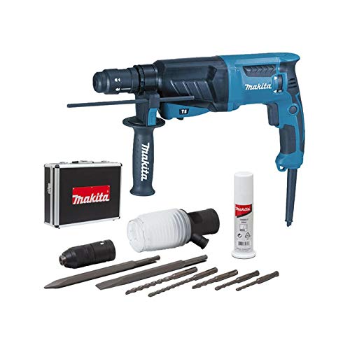 Makita HR2630TX4 Perfo-burineur SDS-Plus 800 W 26 mm (Coffret alu