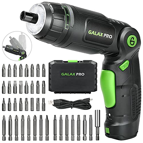 GALAX PRO Tournevis électrique sans fil, petite visseuse rechargeable, 39+1